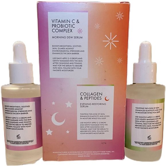 Provence Beauty GLOW ROUTINE Two Step Serum Routine - Natural - Vegan - NWB - Picture 2 of 8